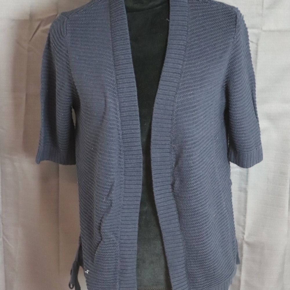 Blue Cardigan Sweater